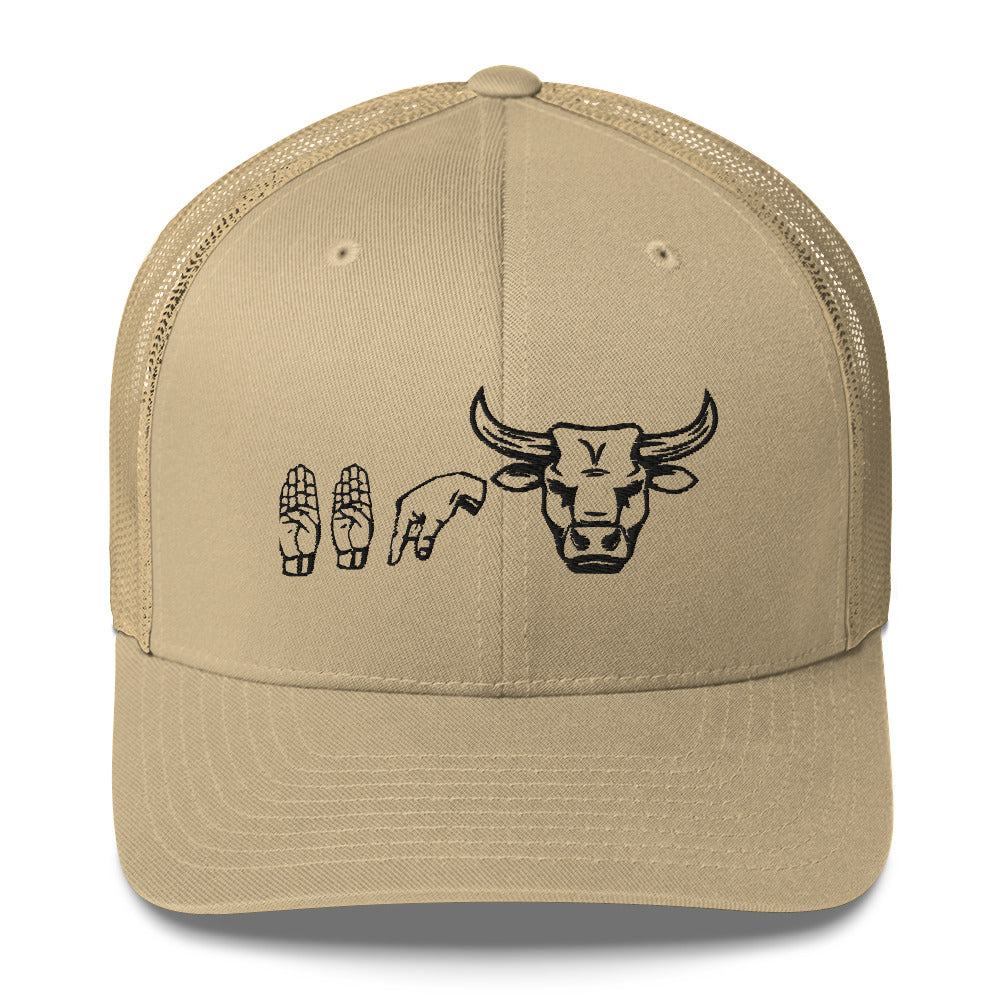 BBQ Beef Sign Trucker Cap