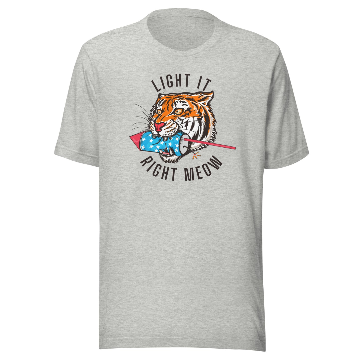 Fire It Right Meow Unisex t-shirt