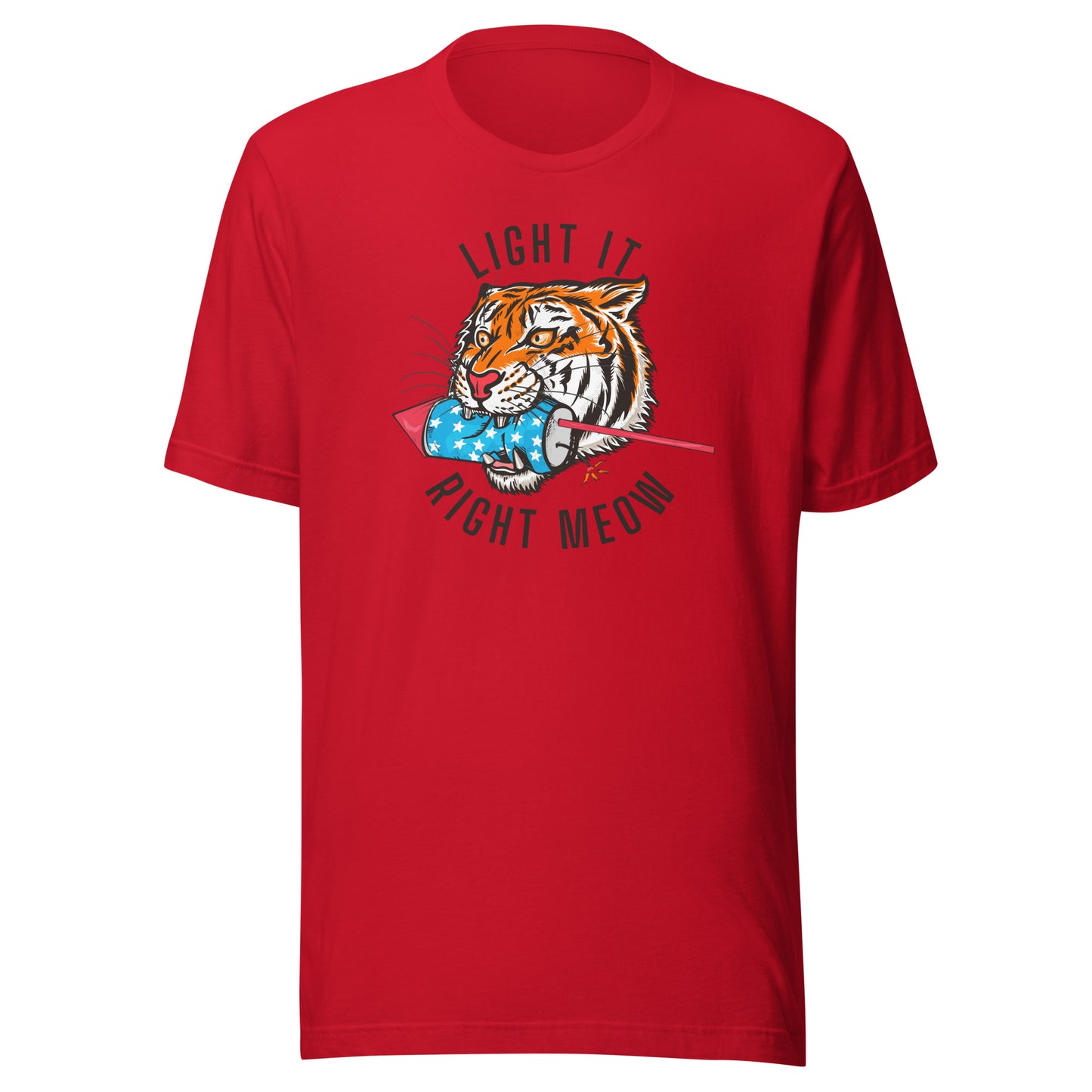 Fire It Right Meow Unisex t-shirt