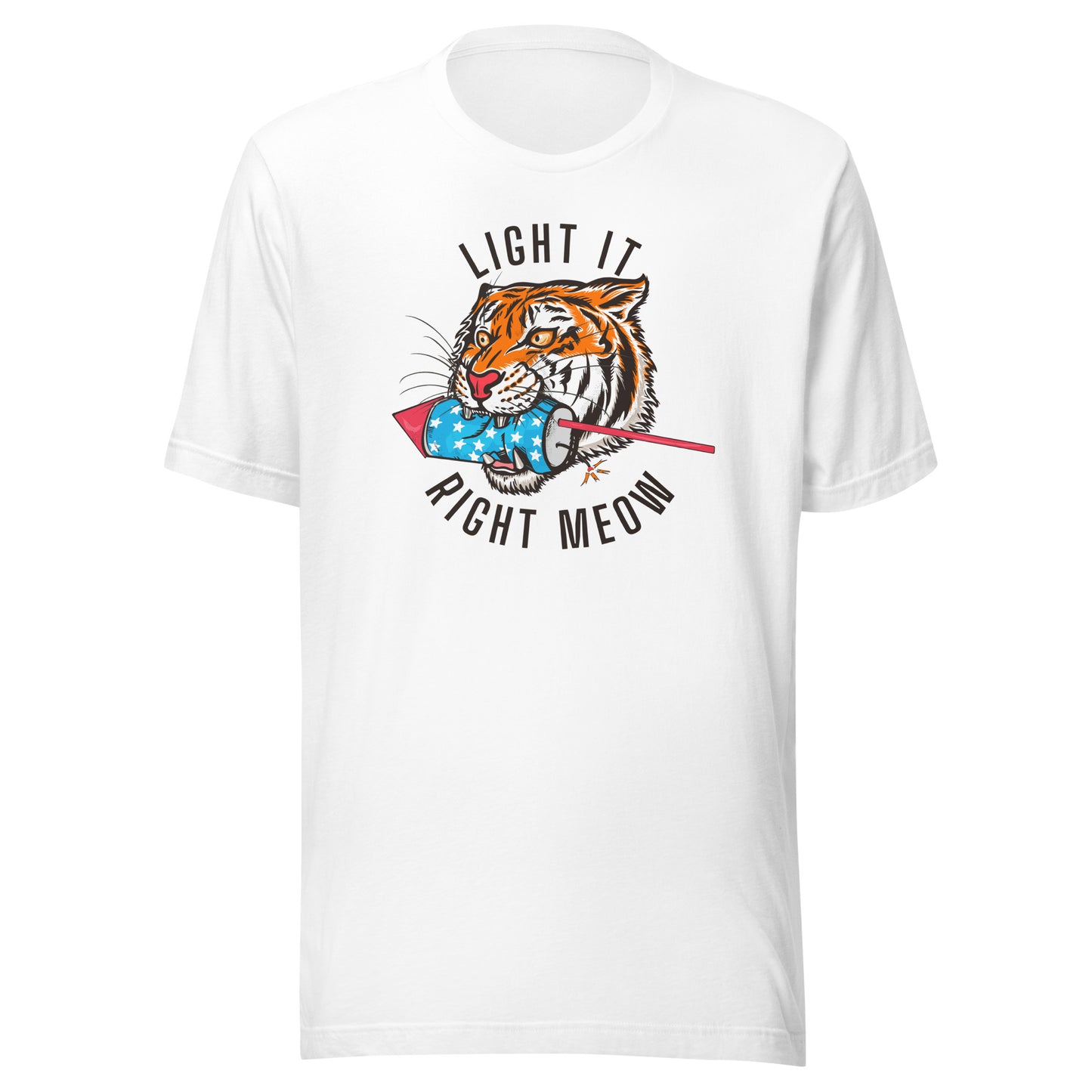Fire It Right Meow Unisex t-shirt