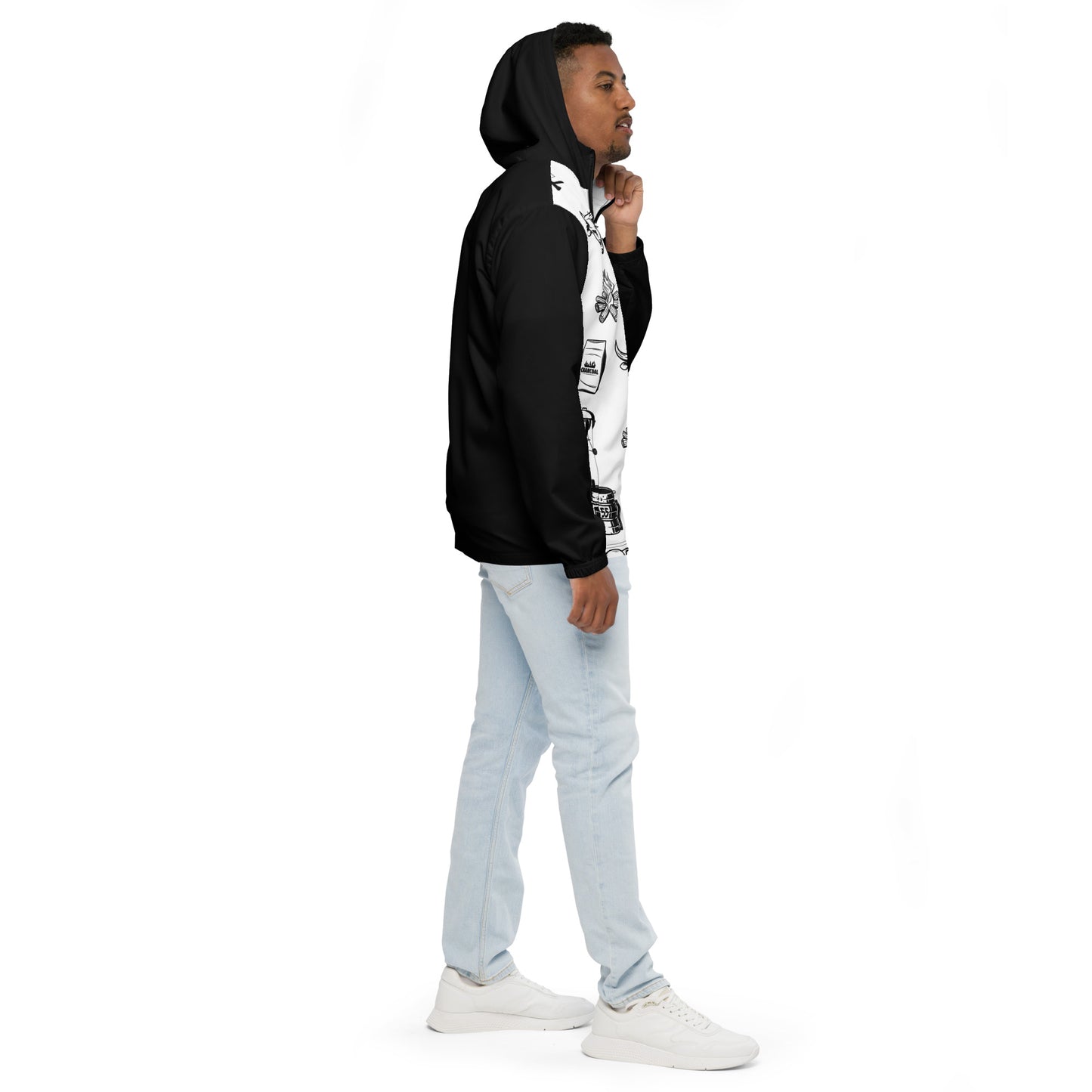 BBQ Men’s windbreaker.