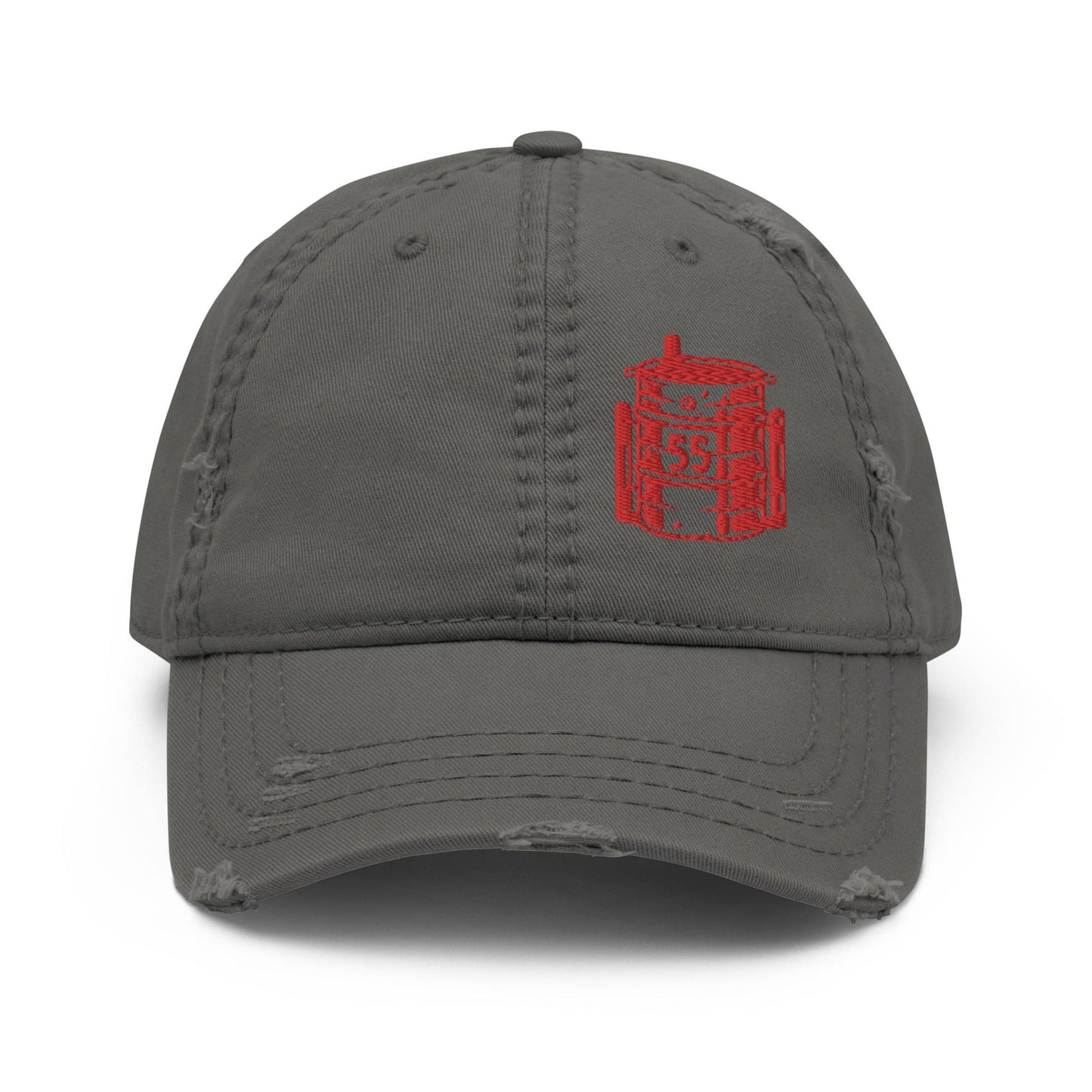 55 UDS Distressed Barbecue Dad Hat.