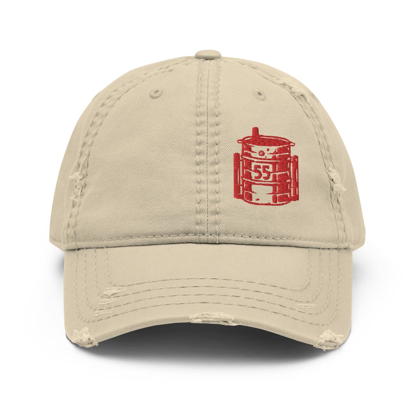 55 UDS Distressed Barbecue Dad Hat.
