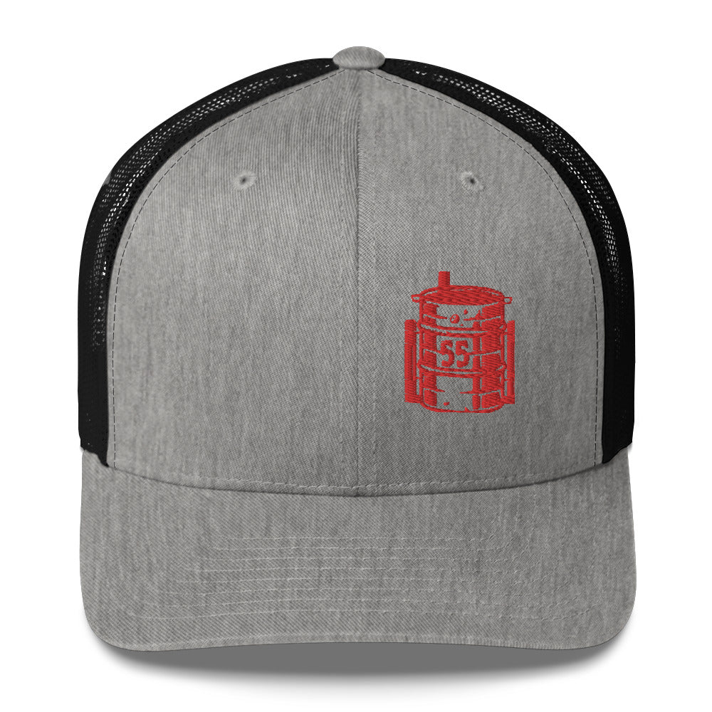 Drum Smoker Trucker Cap.