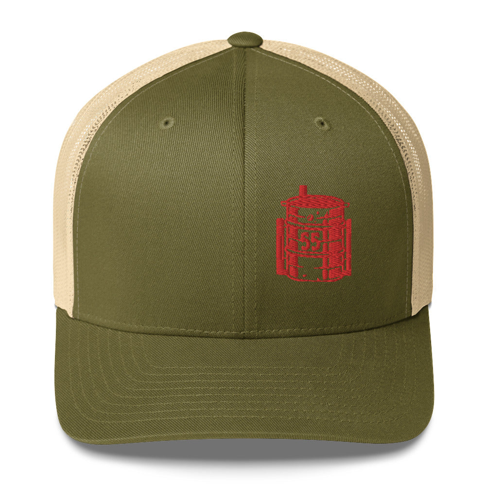 Drum Smoker Trucker Cap.