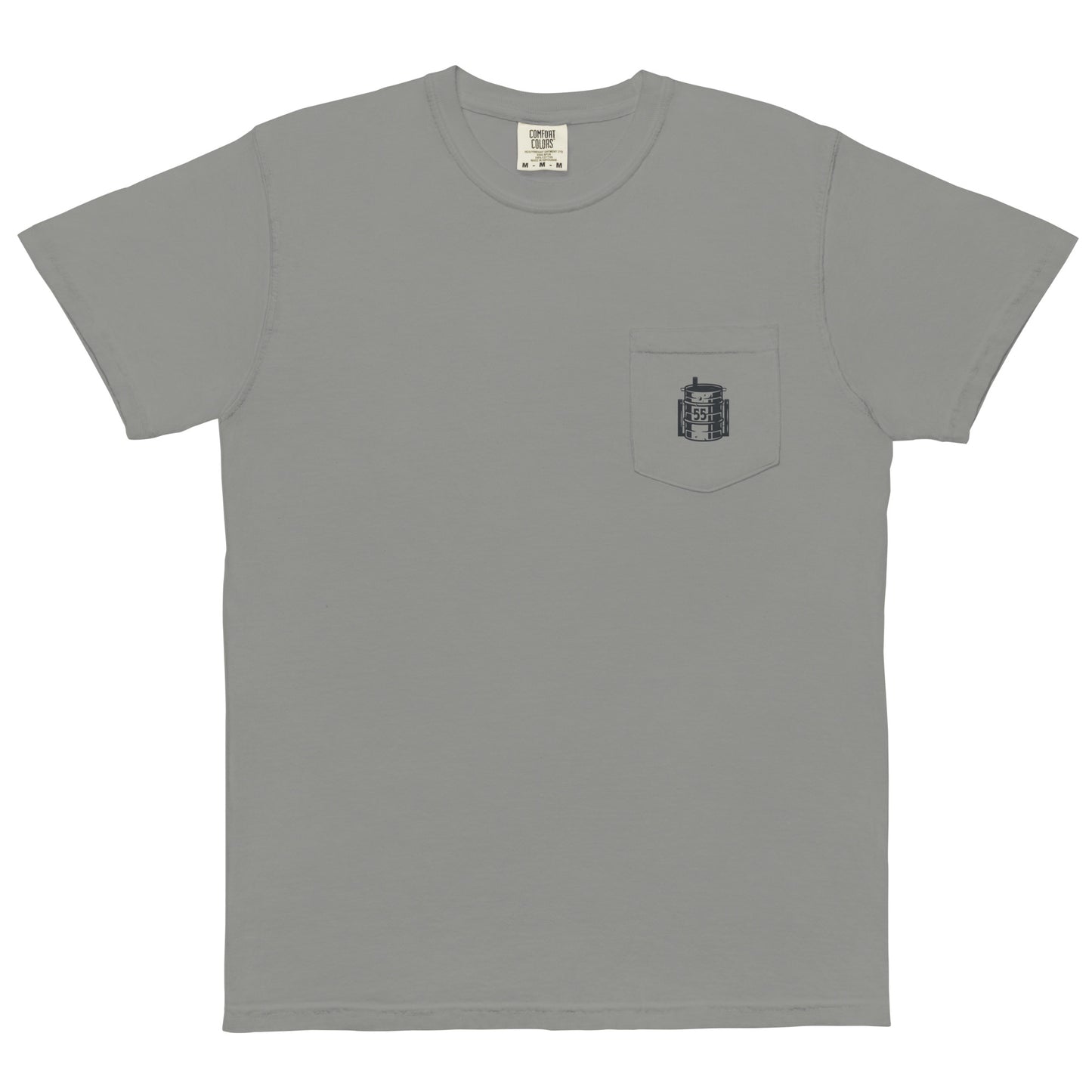 55 Gallon UDS - Well How Big'a Boy Are Ya? Unisex garment-dyed pocket t-shirt.