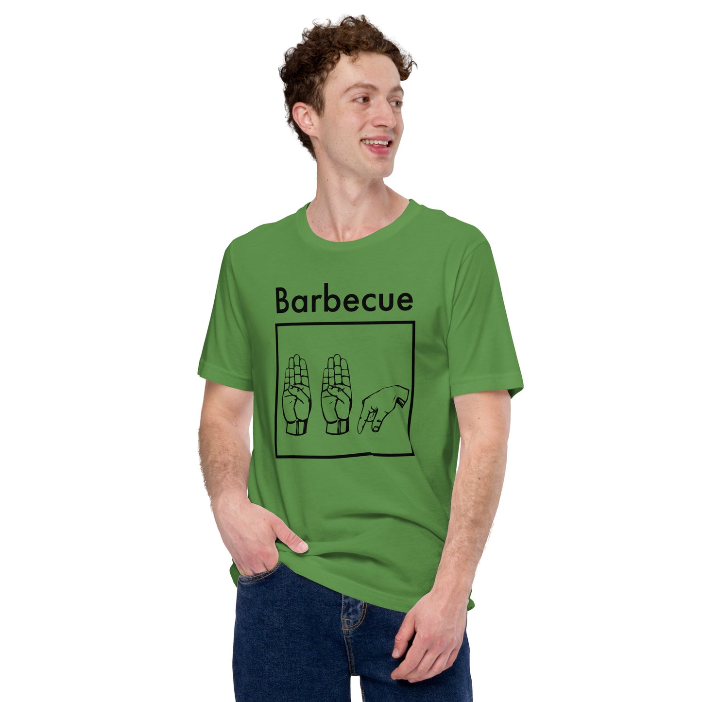 Barbecue Sign Language Unisex t-shirt.